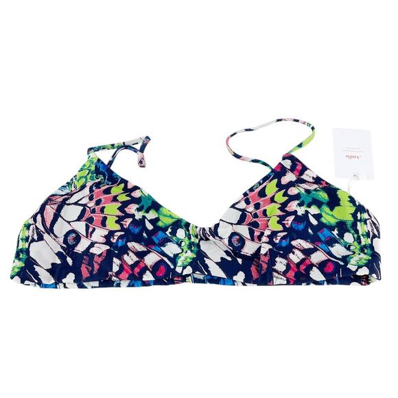 Andie Swim The Molokai Bikini Top in Butterfly Print Brand Size XL NWT - Picture 5 of 9